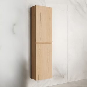 Colonna bagno sospesa Londres con due ante colore rovere