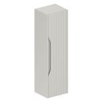 Colonna bagno sospesa Soho 1 anta effetto cannettato colore cashmere opaco 120x27x35 cm.
