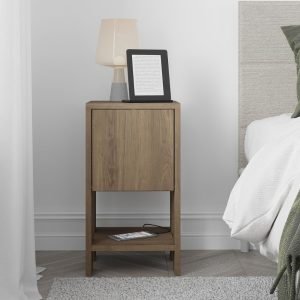Comodino Ema hitit noce con anta ribalta 30x30x55h