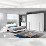 Comodino Manitoba 2 cassetti colore bianco