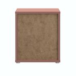 Comodino Medea 2 cassetti in colore terracotta
