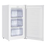 Congelatore verticale DCV08SM3WE0 60 lt a 3 cassetti con porta reversibile classe E bianco Daya