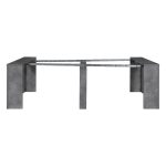 Consolle allungabile Baku cemento 252 cm