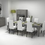 Consolle allungabile Natron cemento 50x90 cm