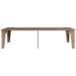 Consolle allungabile Natron rovere 50x90 cm