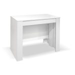 Consolle allungabile Ofelia colore bianco effetto lucido