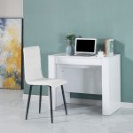 Consolle allungabile Ofelia colore bianco effetto lucido