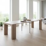 Consolle tavolo allungabile Audace olmo