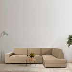 Copridivano Jaz angolare destro beige 350-500