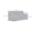 Copridivano Levante universale beige 140/180 con lacci