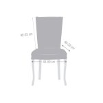 Coprisedia Troya beige CONFEZIONE DA 2 PEZZI