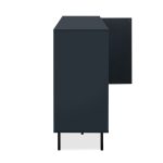 Credenza Caracas 51A con 4 ante e 4 ripiani colore navy blue