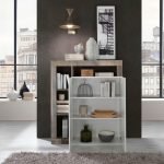 Credenza Mogol bianco lucido pero 108x42x127H