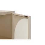 Credenza Tayra in metallo con 4 ante 160 cm. crema