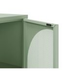 Credenza Tayra in metallo con 4 ante 160 cm. verde menta