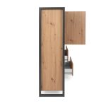 Credenza alta Denver 51 L120XP40XH140 quercia antracite