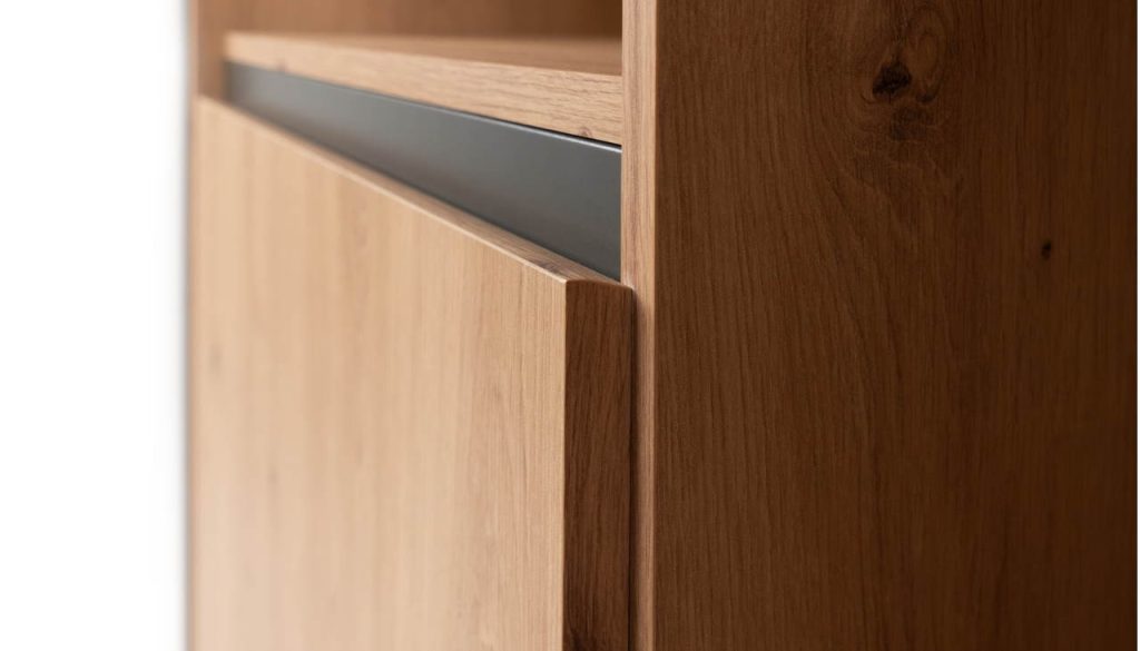 Credenza alta Denver 51 L120XP40XH140 quercia antracite