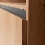 Credenza alta Denver 51 L120XP40XH140 quercia antracite