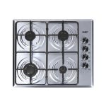Cucina Asti 180 cm. reversibile elettrodomestici inclusi colore rovere grigio chiaro e maniglie in metallo nero