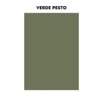 Cucina Iris 360 cm noce stelvio verde pesto con elettrodomestici reversibile