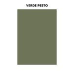 Cucina Iris Lusso 360 cm noce stelvio verde pesto con elettrodomestici reversibile