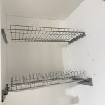 Cucina monoblocco Fold Evolution struttura e ante a libro antracite