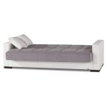 Divano 3 posti letto contenitore Malpensa visone 05-811