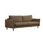 Divano Abra marrone chiaro Milano 05 3 posti funzione letto