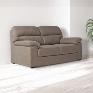 Divano Alenda 3 posti con piedini quadrati colore roma 10 tortora