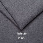 Divano Como II con penisola contenitore grigio Twist20