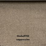 Divano Como II con penisola contenitore in tessuto giulia9703 cappuccino