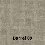 Divano Fiona angolare con penisola sinistra in tessuto Barrel09 cappuccino