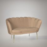 Divano Orel in velluto grigio Riviera 20