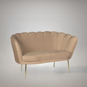 Divano Orel in velluto grigio Riviera 20