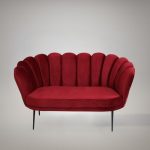Divano Orel in velluto rosso Riviera 10