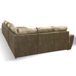 Divano Washington angolare con letto e 2 contenitori taupe Ranger 01 e Ranger 07