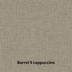 Divano angolare Kendall con penisola reversibile letto estraibile cappuccino Barrel 09