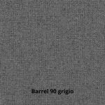 Divano angolare Kendall con penisola reversibile letto estraibile grigio Barrel 90