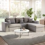 Divano angolare Olymp M Enjoy 23 grigio cenere