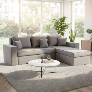 Divano angolare Olymp M Enjoy 23 grigio cenere