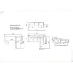 Divano angolare Olymp M Enjoy 23 grigio cenere