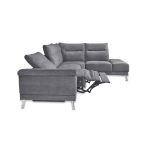 Divano angolare destro New York grigio Orinoco 96 seduta reclinabile