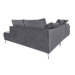 Divano angolare destro New York grigio Orinoco 96 seduta reclinabile