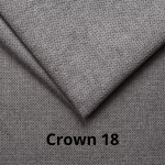 Divano angolare reversibile Fermina Wedge con doppio letto e doppio contenitore in Crown 18 grigio