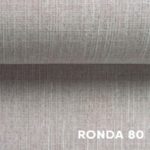 Divano letto Denver con penisola contenitore sinistra in Ronda 80 grigio chiaro