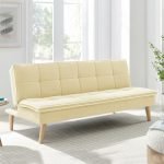 Divano letto Lunaria 3 posti colore crema 22AQ11-1