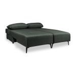 Divano letto angolare Armada in tessuto Mina 19 verde oliva