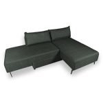 Divano letto angolare Armada in tessuto Mina 19 verde oliva