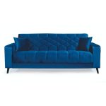 Divano letto contenitore Columbia 3 posti colore blu 82-103