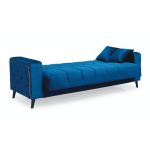 Divano letto contenitore Columbia 3 posti colore blu 82-103